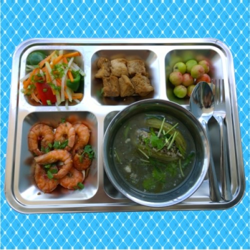 Tôm ram- Đậu hũ kho